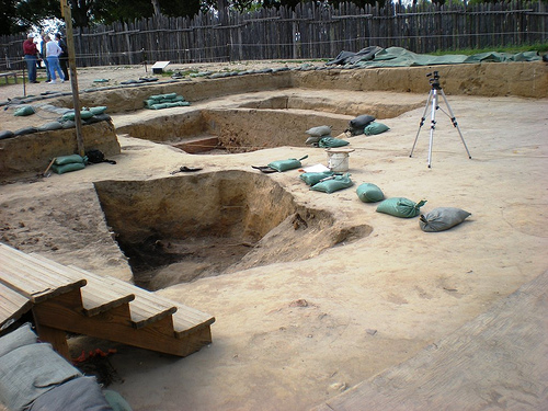 archeological dig