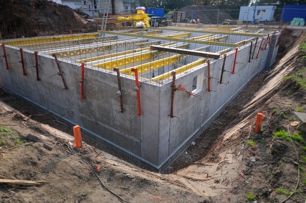 cellar construction side
