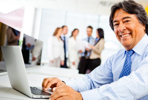 Corporate business worker